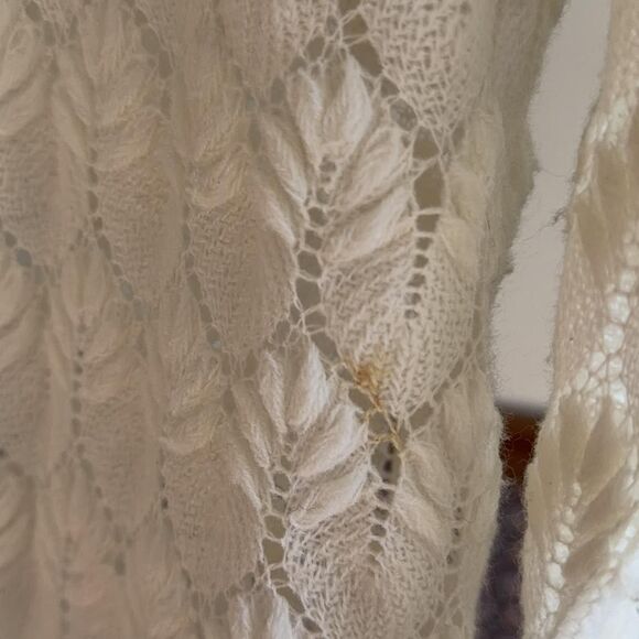 Vintage Americana Knit Leaf Pattern Cardigan size M - Picture 8 of 8